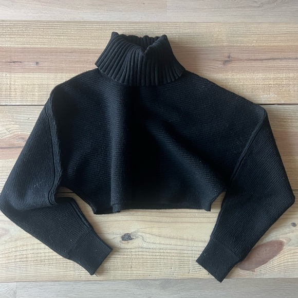House of Harlow Cropped Turtleneck Sweater - Picture 2 of 3
